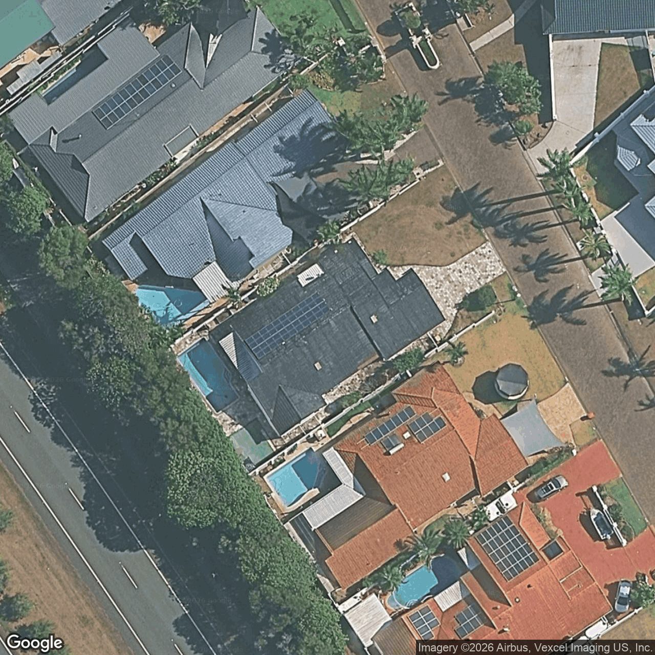 Aerial view of 25 Portobello Drive, Mermaid Waters QLD 4218