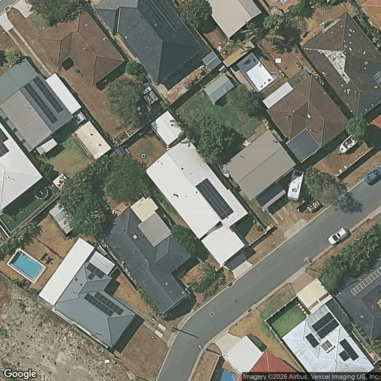 Aerial view of 12 Mascala Parade, Mermaid Waters QLD 4218