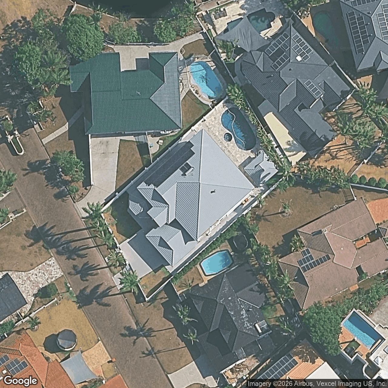Aerial view of 24 Portobello Drive, Mermaid Waters QLD 4218