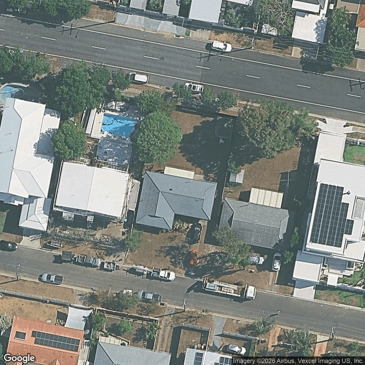 Aerial view of 7 Constance Avenue, Mermaid Waters QLD 4218