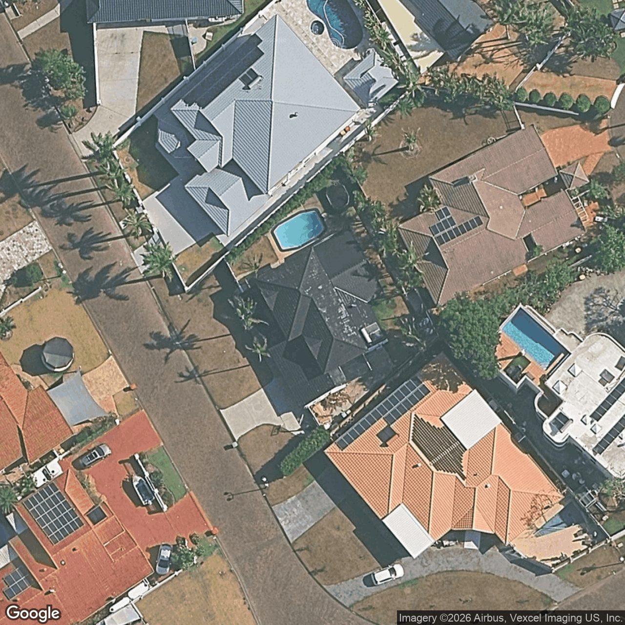 Aerial view of 26 Portobello Drive, Mermaid Waters QLD 4218