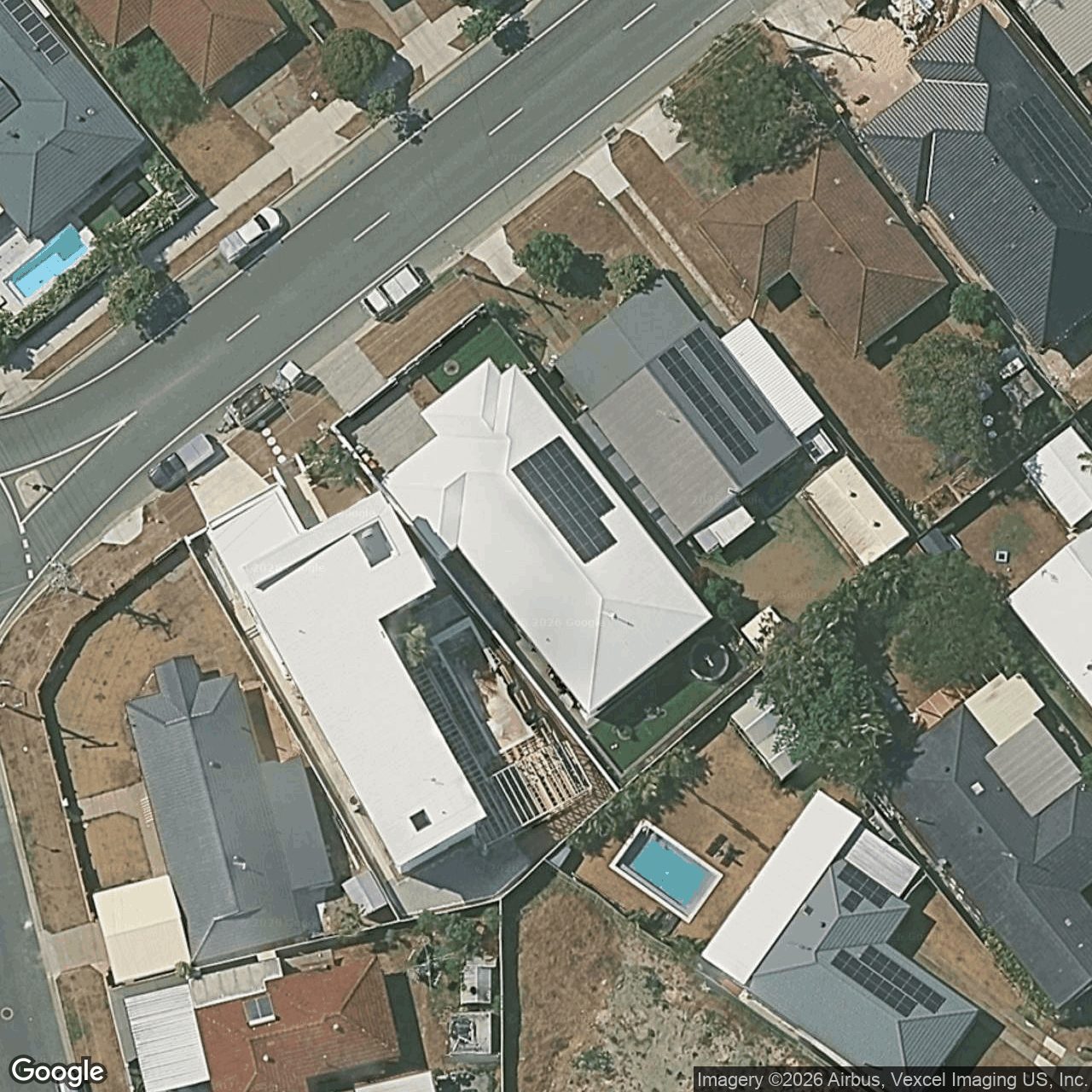 Aerial view of 54 Surfers Avenue, Mermaid Waters QLD 4218