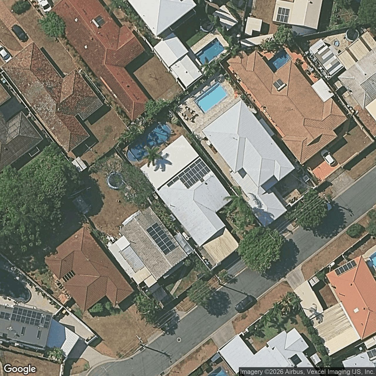 Aerial view of 8 Frascati Street, Mermaid Waters QLD 4218