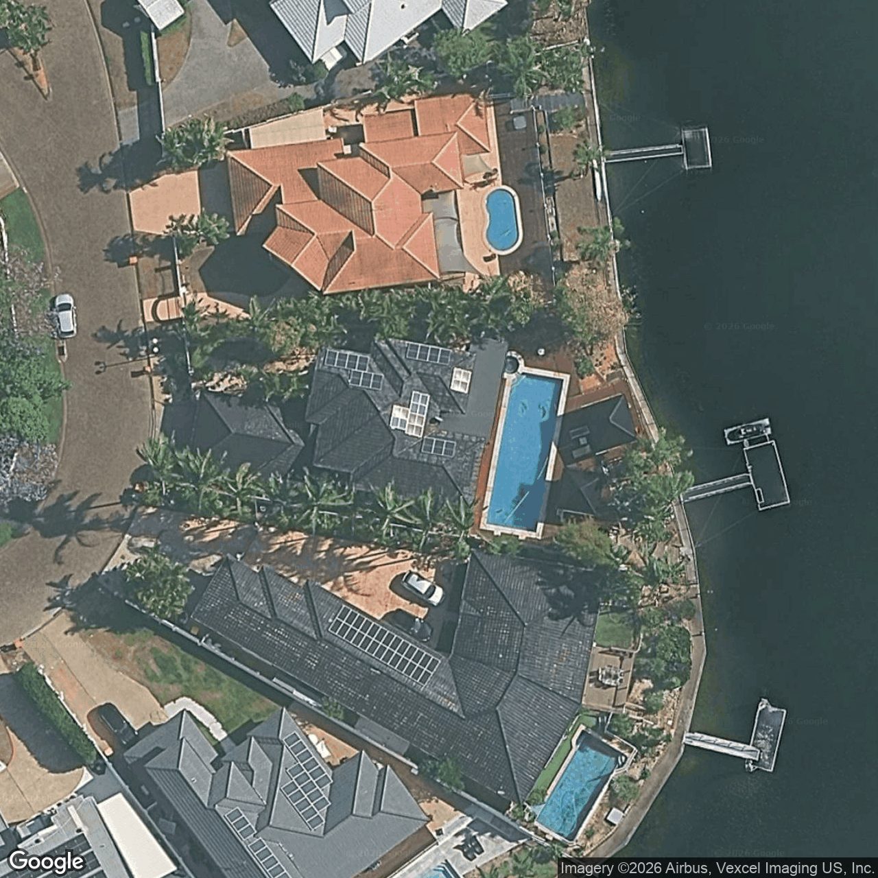 Aerial view of 47 Portobello Drive, Mermaid Waters QLD 4218