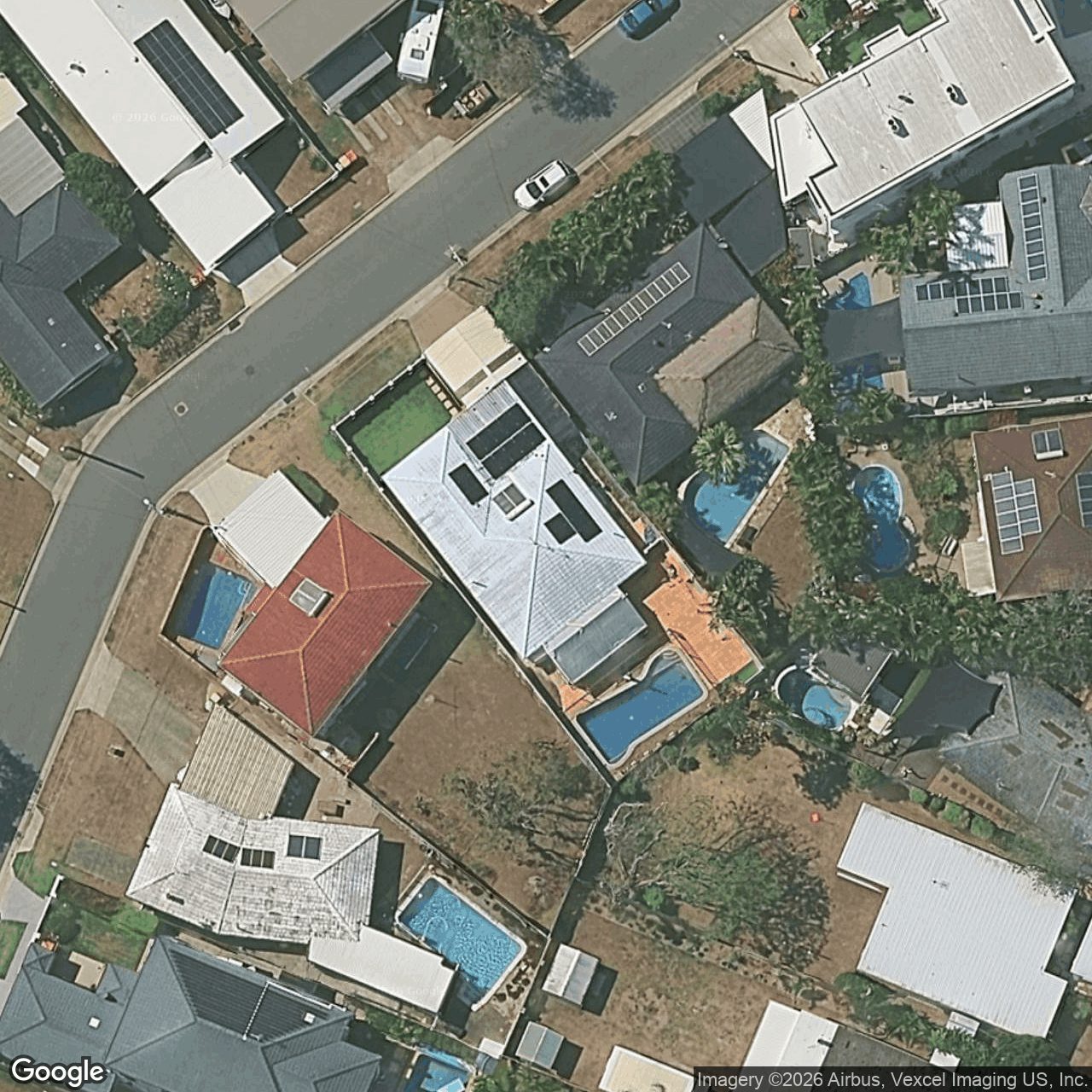 Aerial view of 5 Mascala Parade, Mermaid Waters QLD 4218