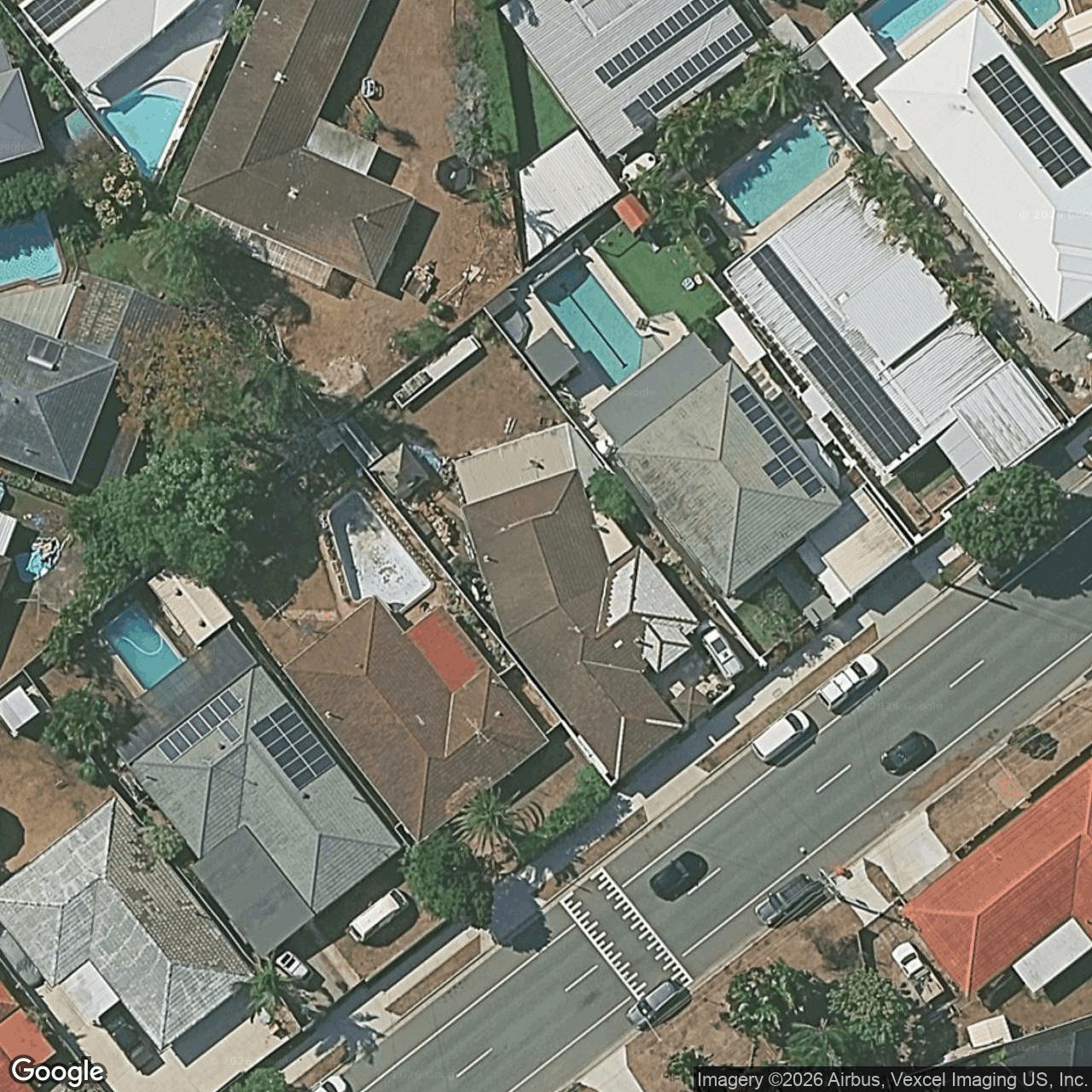 Aerial view of 45 Surfers Avenue, Mermaid Waters QLD 4218