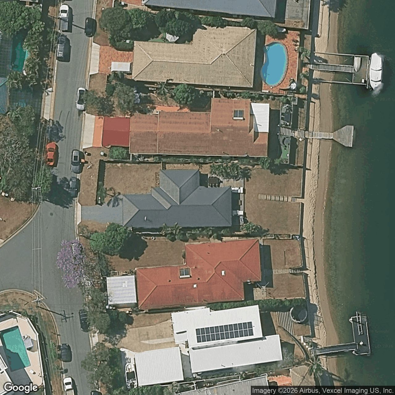 Aerial view of 15 Vatakoula Parade, Mermaid Waters QLD 4218