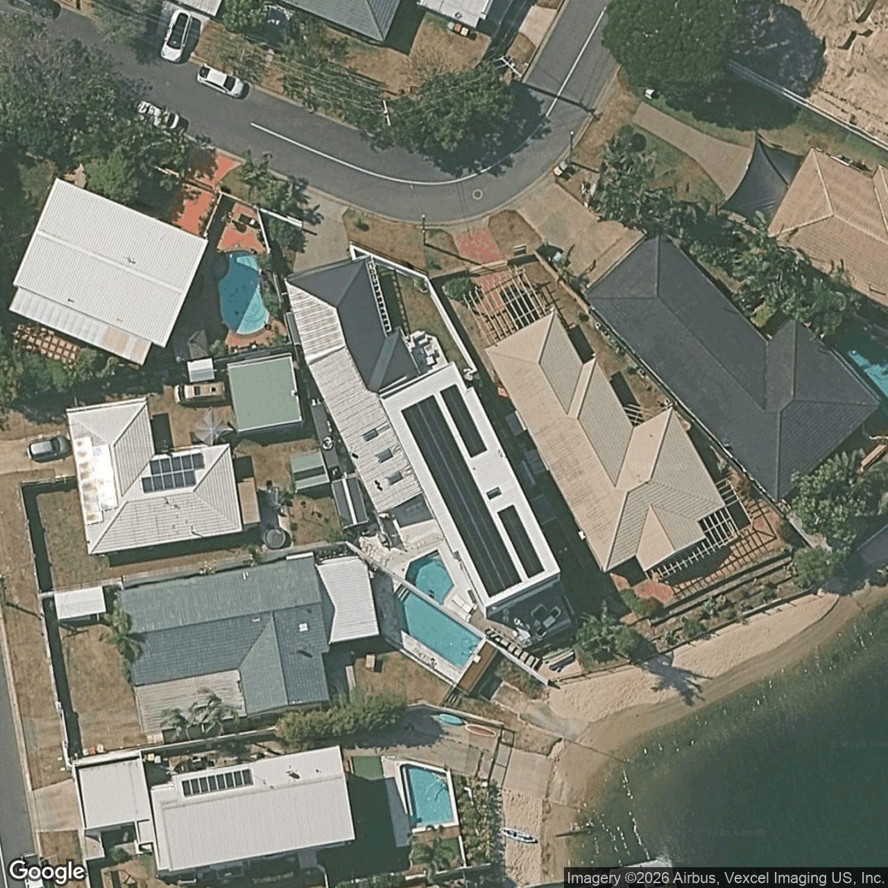 Aerial view of 49 Vatakoula Parade, Mermaid Waters QLD 4218