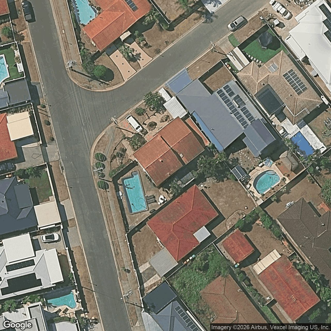 Aerial view of 1 Chianti Avenue, Mermaid Waters QLD 4218