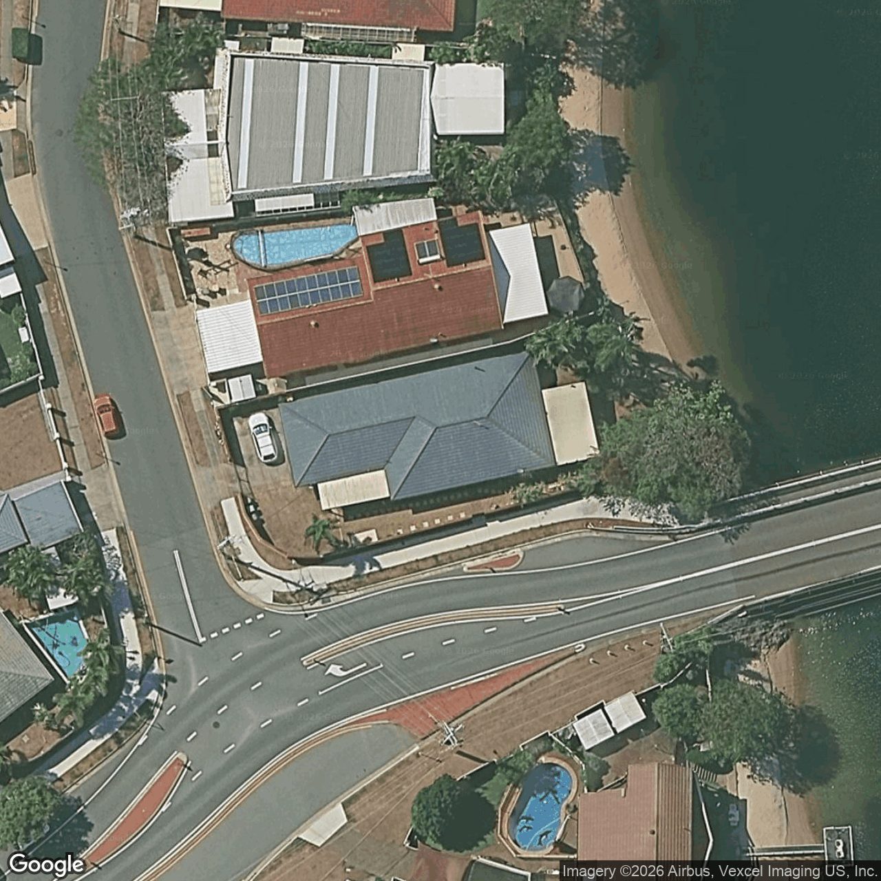 Aerial view of 35 Surfers Avenue, Mermaid Waters QLD 4218