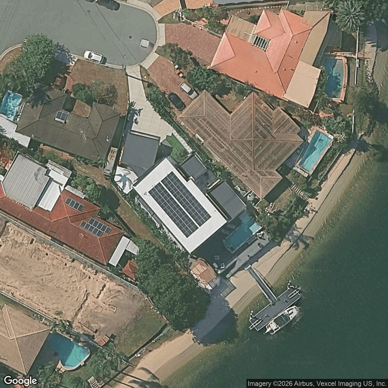Aerial view of 3 Vevey Street, Mermaid Waters QLD 4218