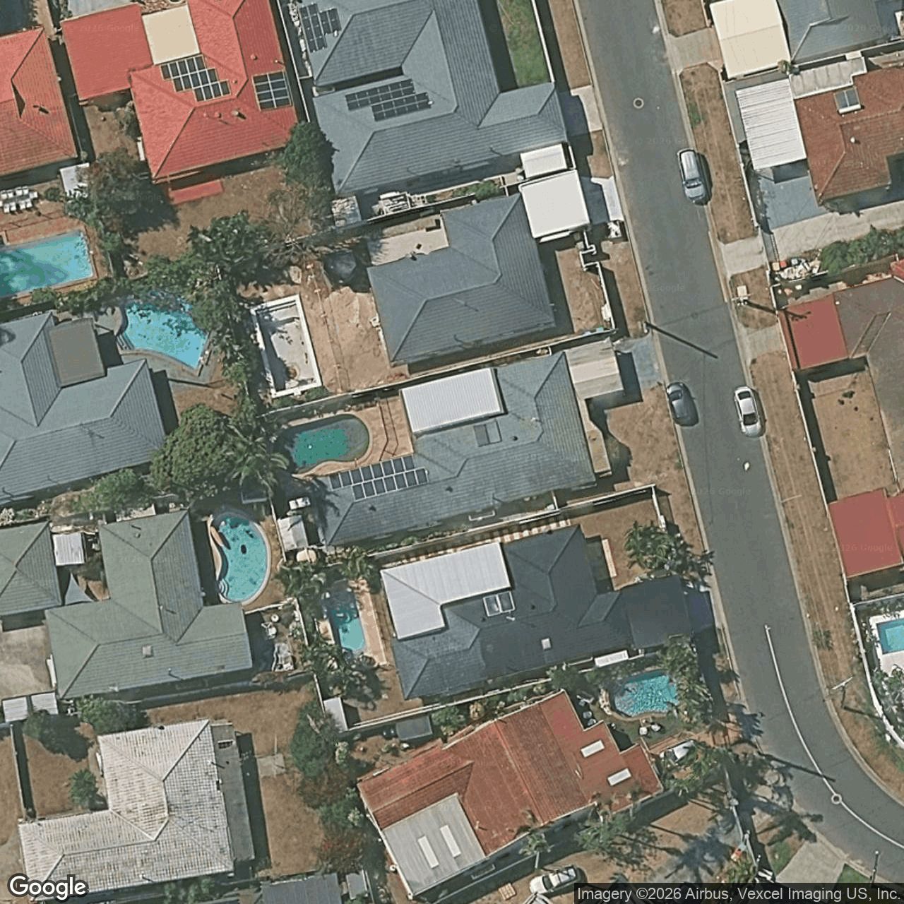 Aerial view of 67 Vatakoula Parade, Mermaid Waters QLD 4218