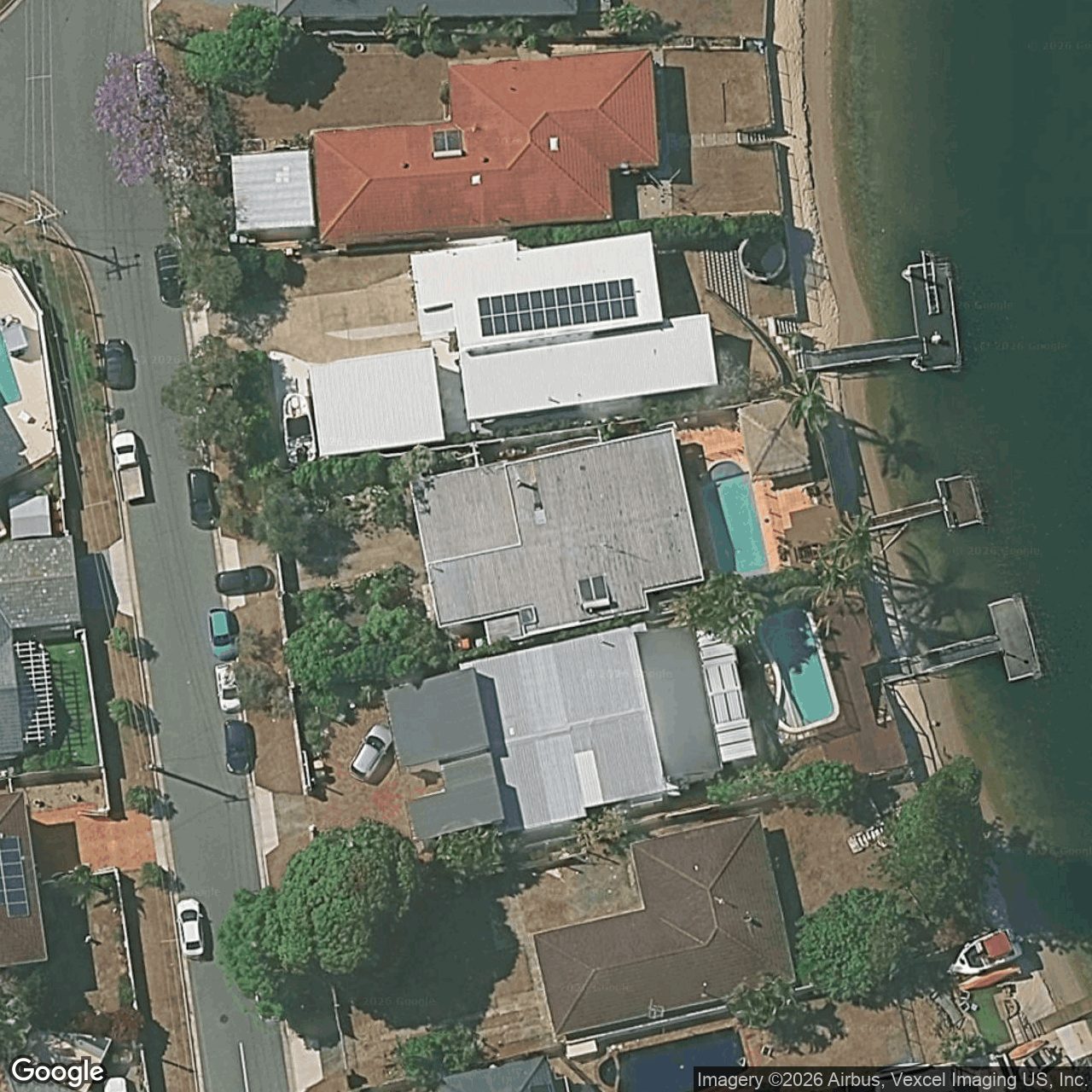 Aerial view of 21 Vatakoula Parade, Mermaid Waters QLD 4218