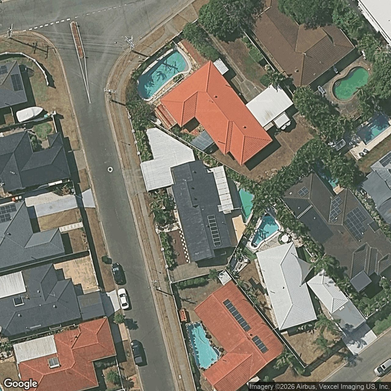Aerial view of 44 Vatakoula Parade, Mermaid Waters QLD 4218