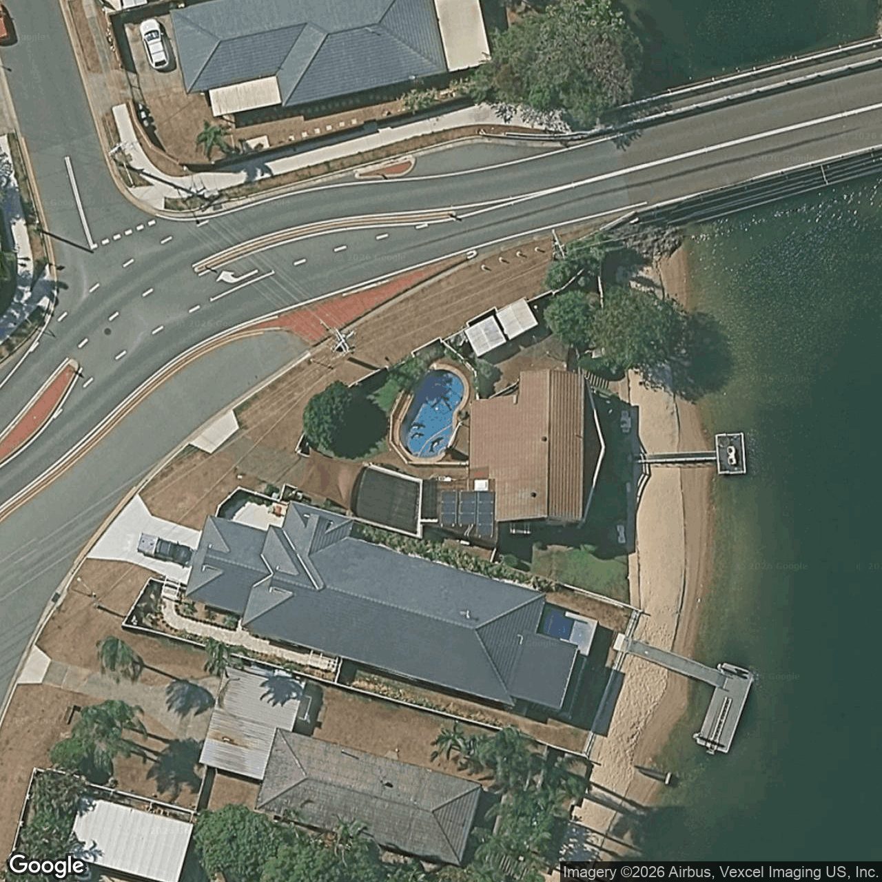 Aerial view of 34 Surfers Avenue, Mermaid Waters QLD 4218
