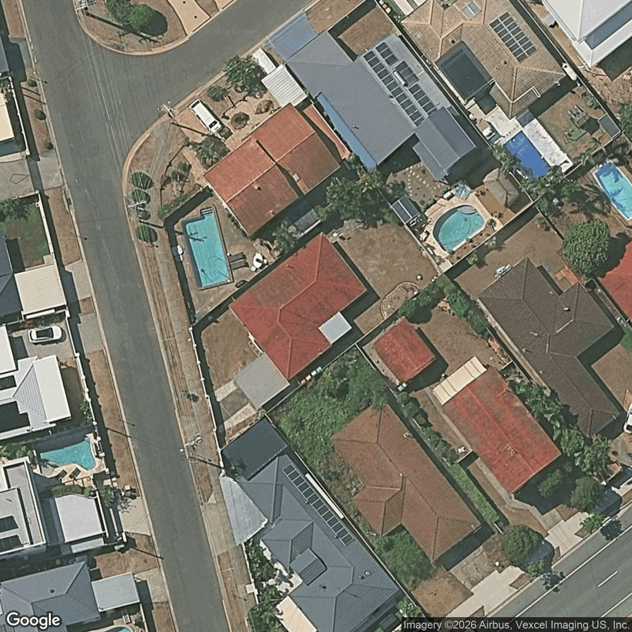 Aerial view of 38 Vatakoula Parade, Mermaid Waters QLD 4218