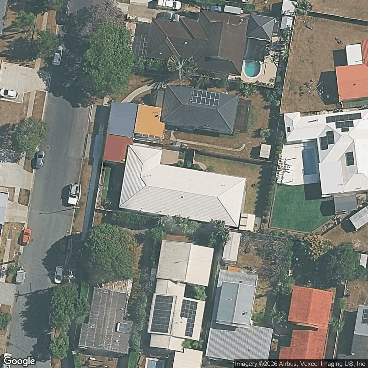 Aerial view of 13 Peter Parade, Mermaid Waters QLD 4218