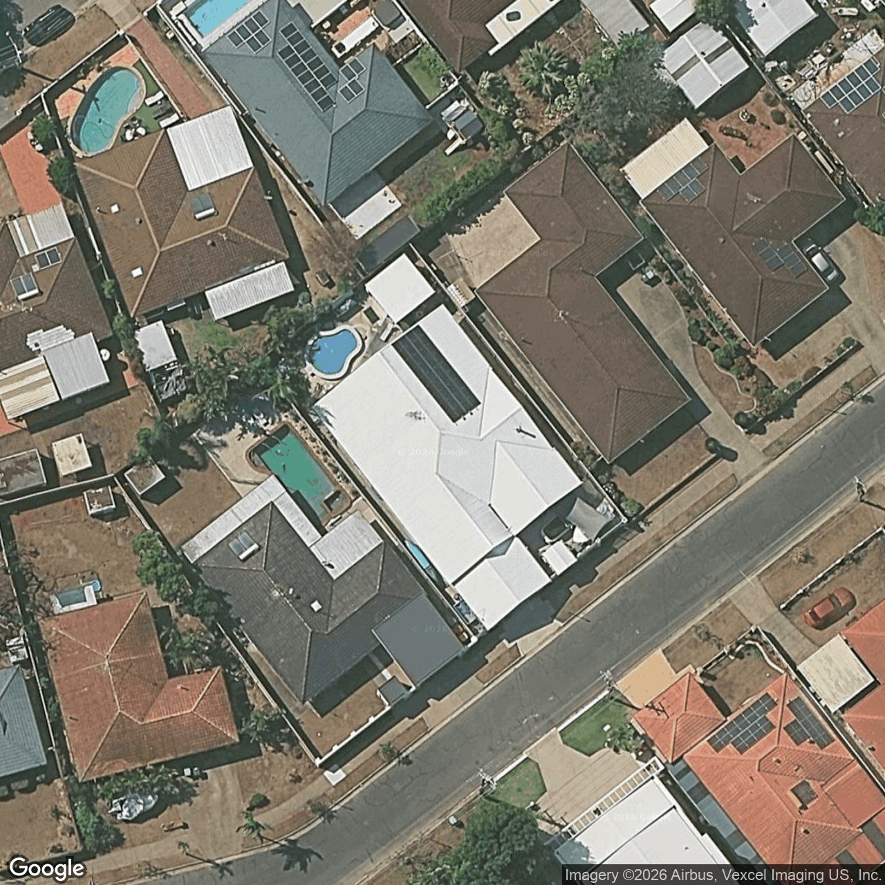 Aerial view of 49 Bordeaux Parade, Mermaid Waters QLD 4218