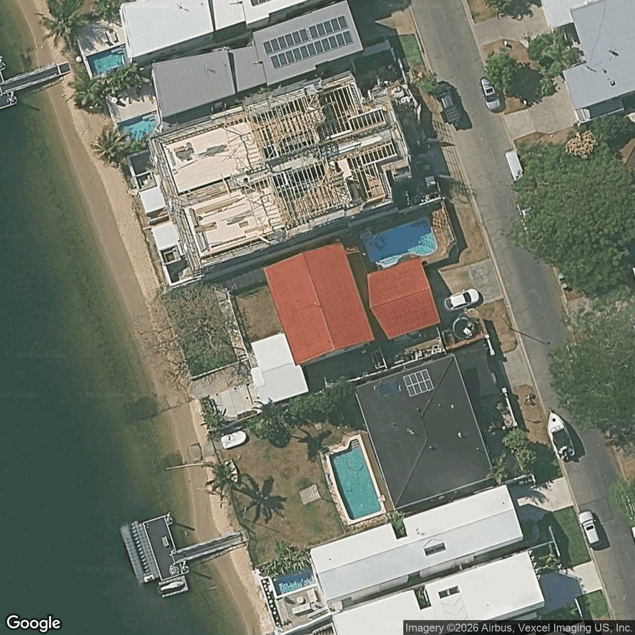 Aerial view of 56 Avanti Street, Mermaid Waters QLD 4218