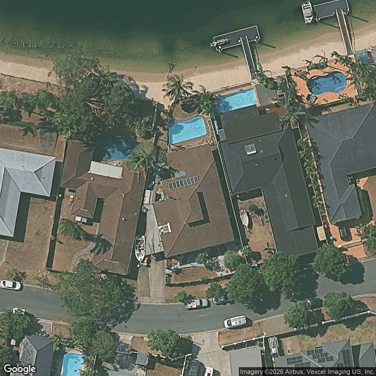 Aerial view of 12 Gretel Drive, Mermaid Waters QLD 4218
