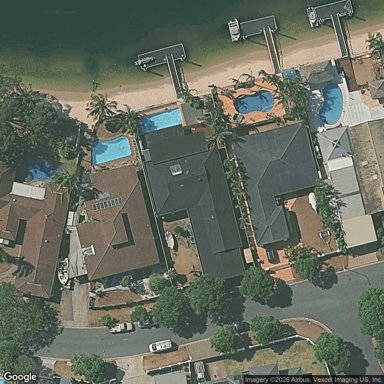 Aerial view of 14 Gretel Drive, Mermaid Waters QLD 4218