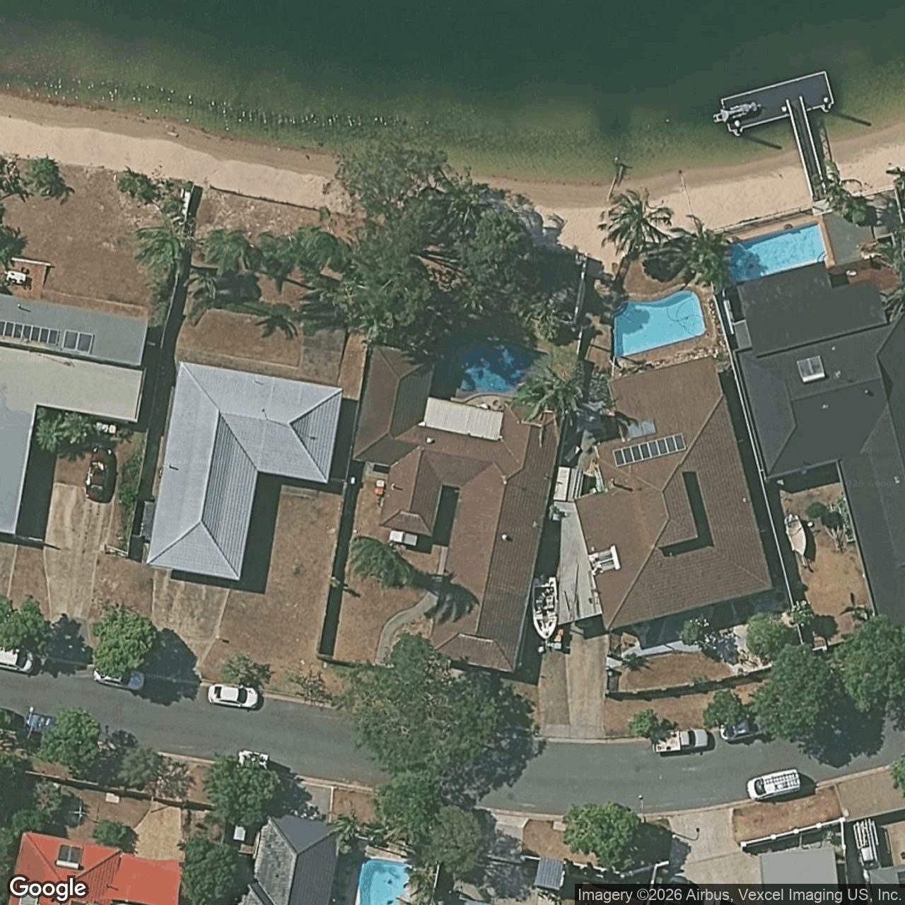 Aerial view of 10 Gretel Drive, Mermaid Waters QLD 4218