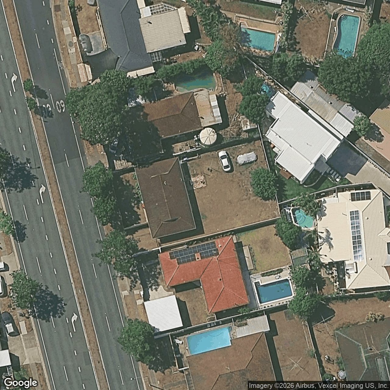 Aerial view of 102 Sunshine Boulevard, Mermaid Waters QLD 4218