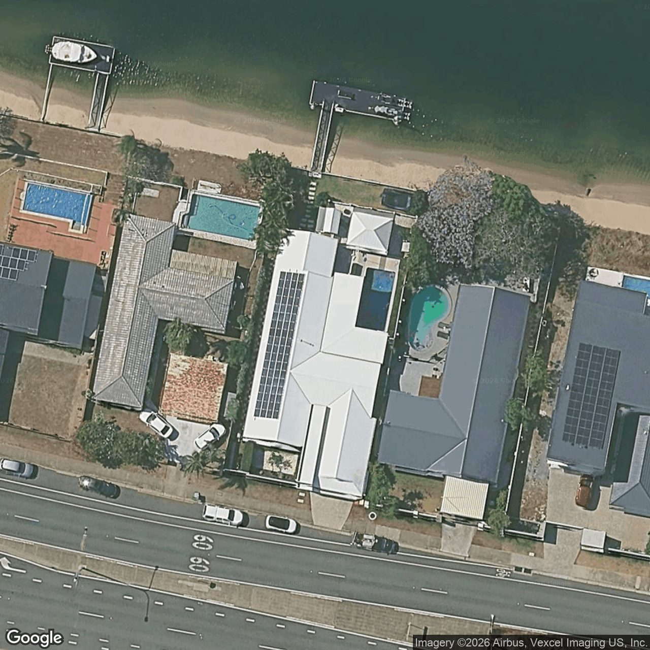 Aerial view of 75 Markeri Street, Mermaid Waters QLD 4218