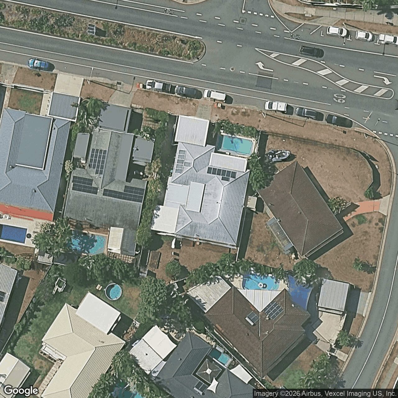 Aerial view of 34 Markeri Street, Mermaid Waters QLD 4218