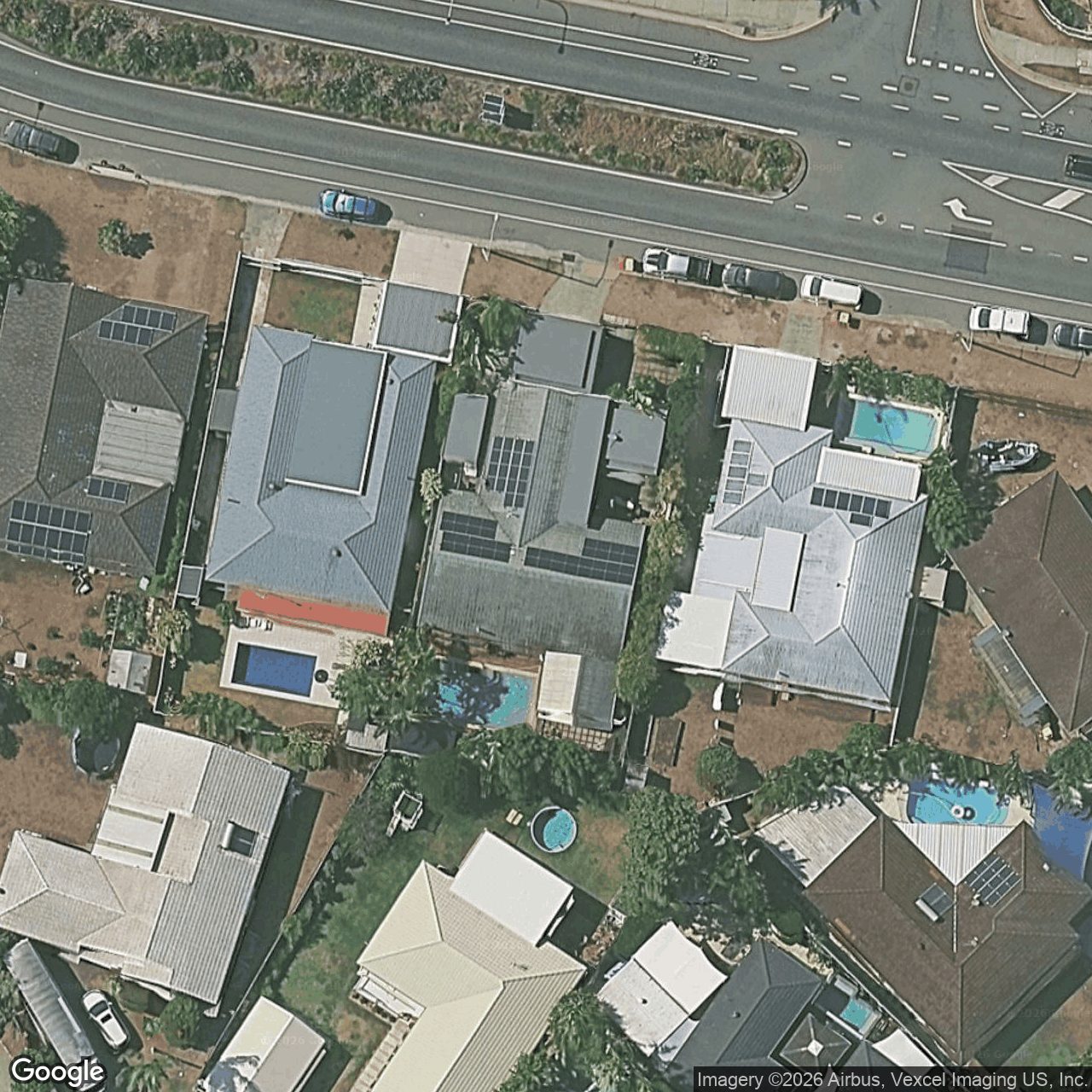 Aerial view of 36 Markeri Street, Mermaid Waters QLD 4218