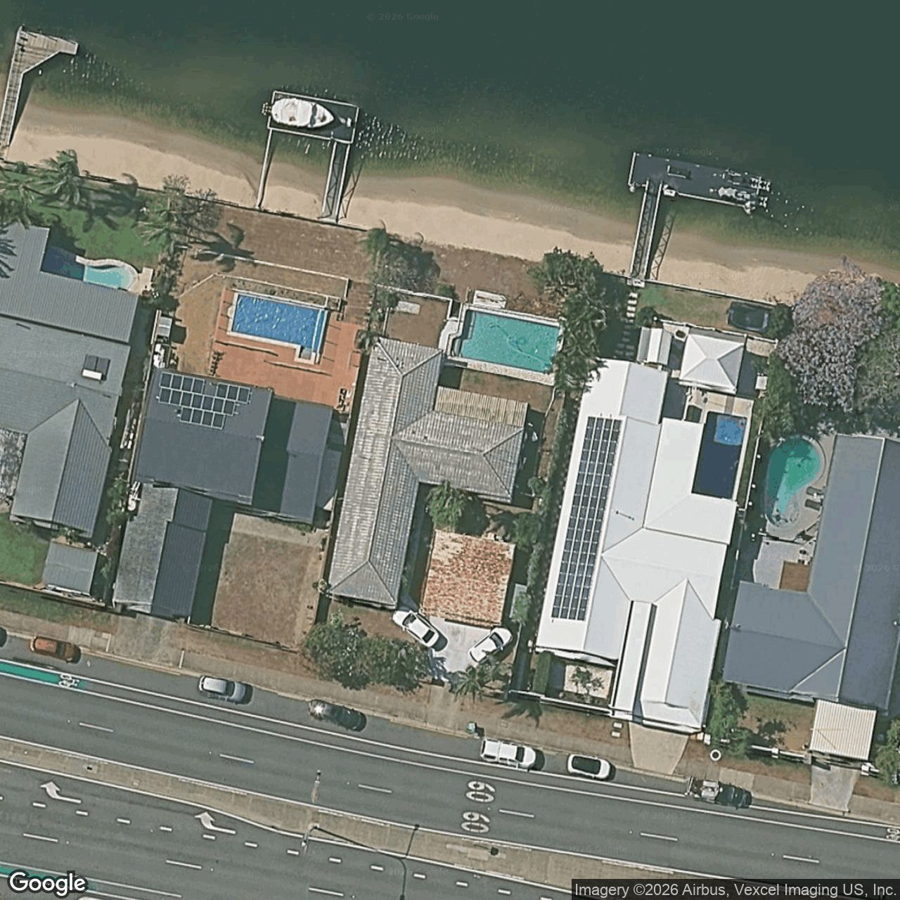 Aerial view of 77 Markeri Street, Mermaid Waters QLD 4218