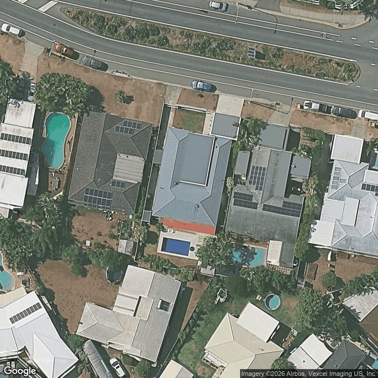 Aerial view of 38 Markeri Street, Mermaid Waters QLD 4218