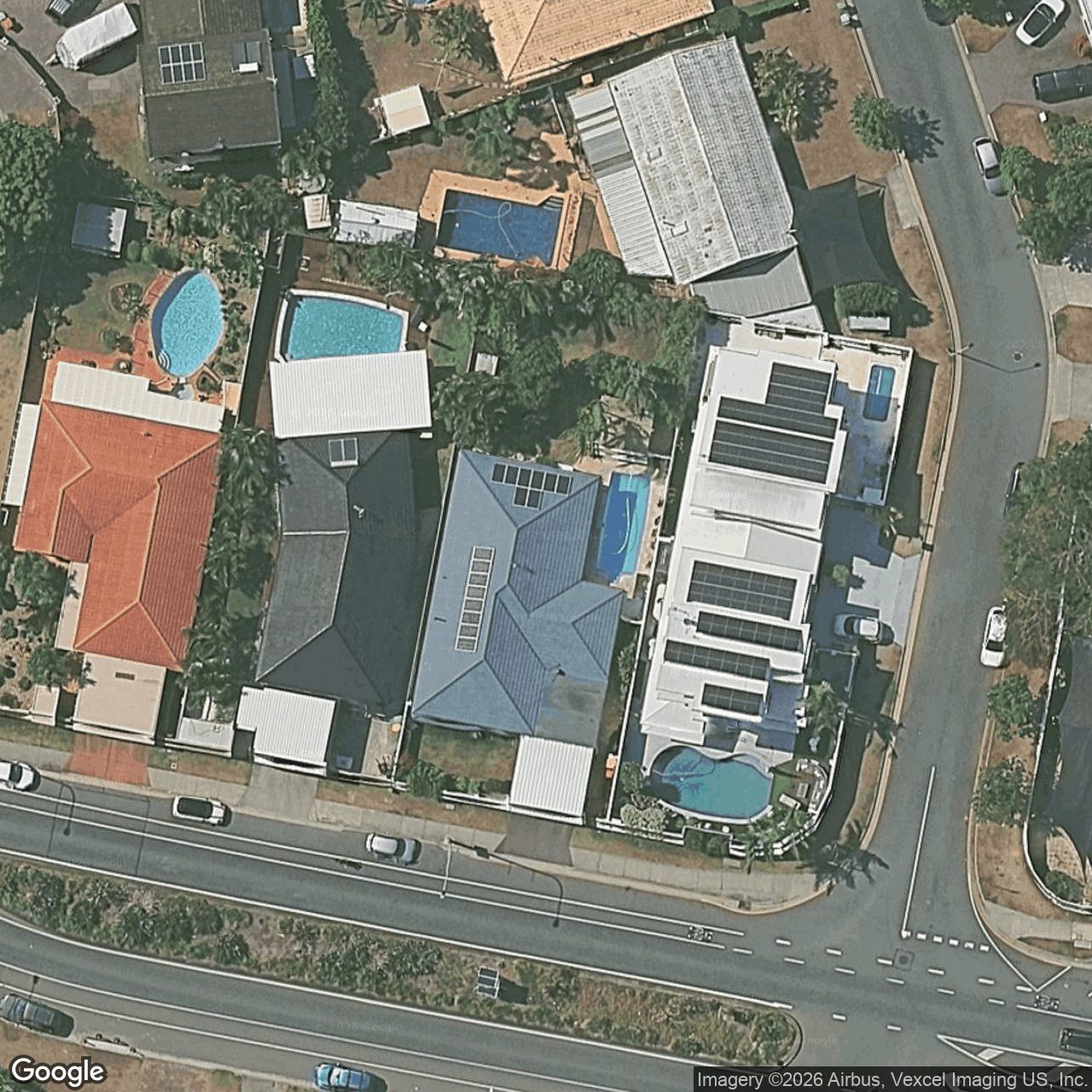 Aerial view of 33 Markeri Street, Mermaid Waters QLD 4218