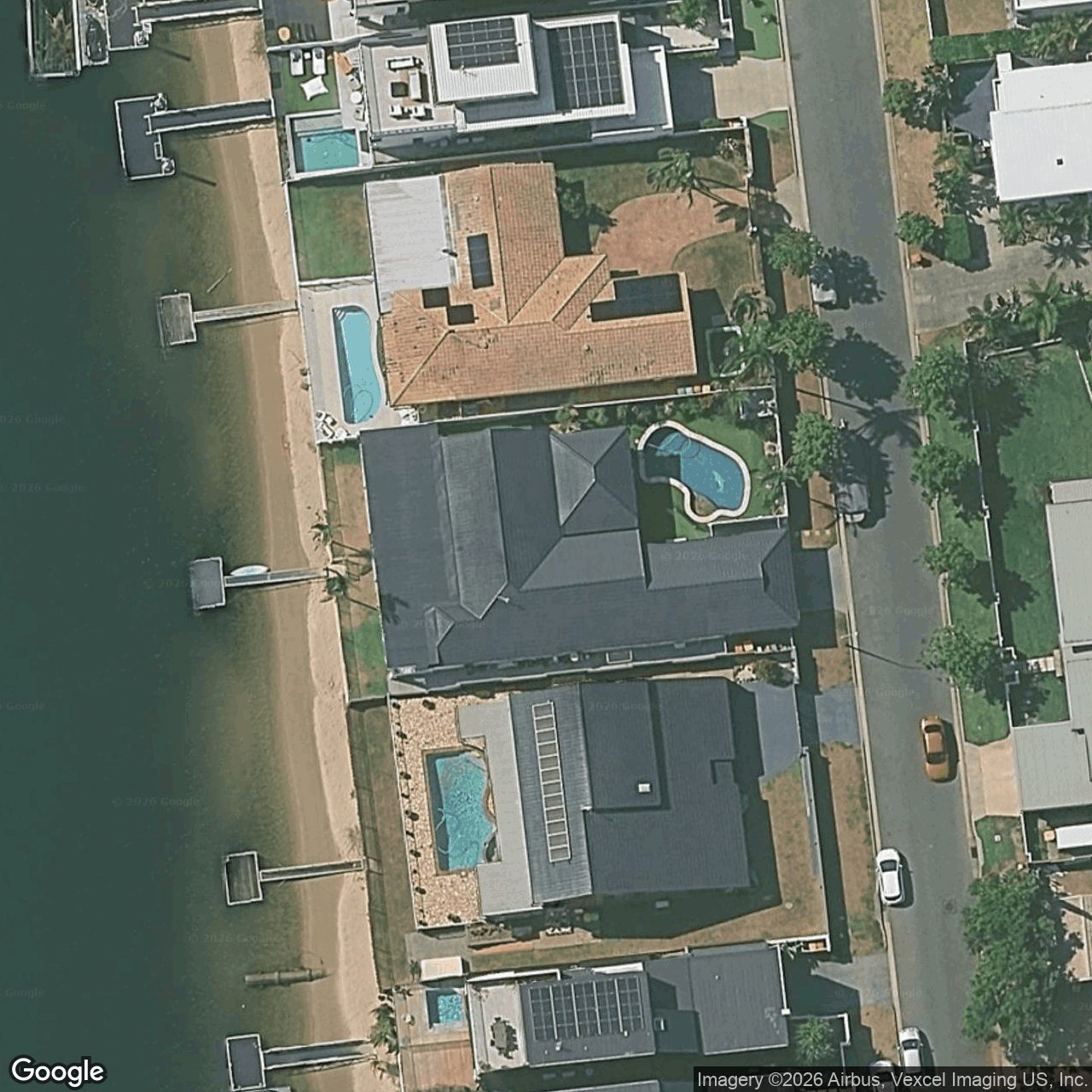 Aerial view of 32 Avanti Street, Mermaid Waters QLD 4218