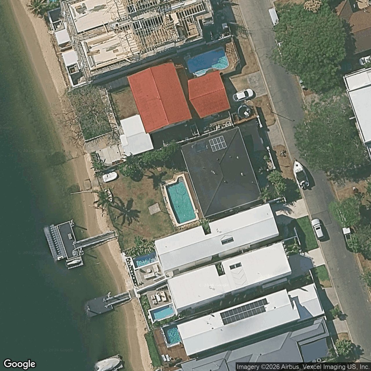Aerial view of 54 Avanti Street, Mermaid Waters QLD 4218