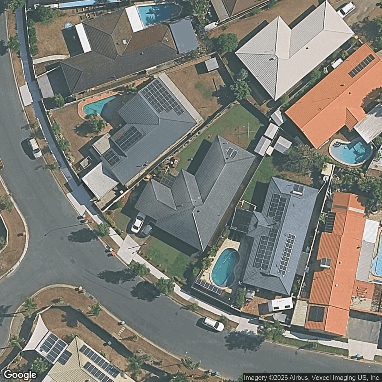 Aerial view of 25 Arcadia Drive, Mermaid Waters QLD 4218