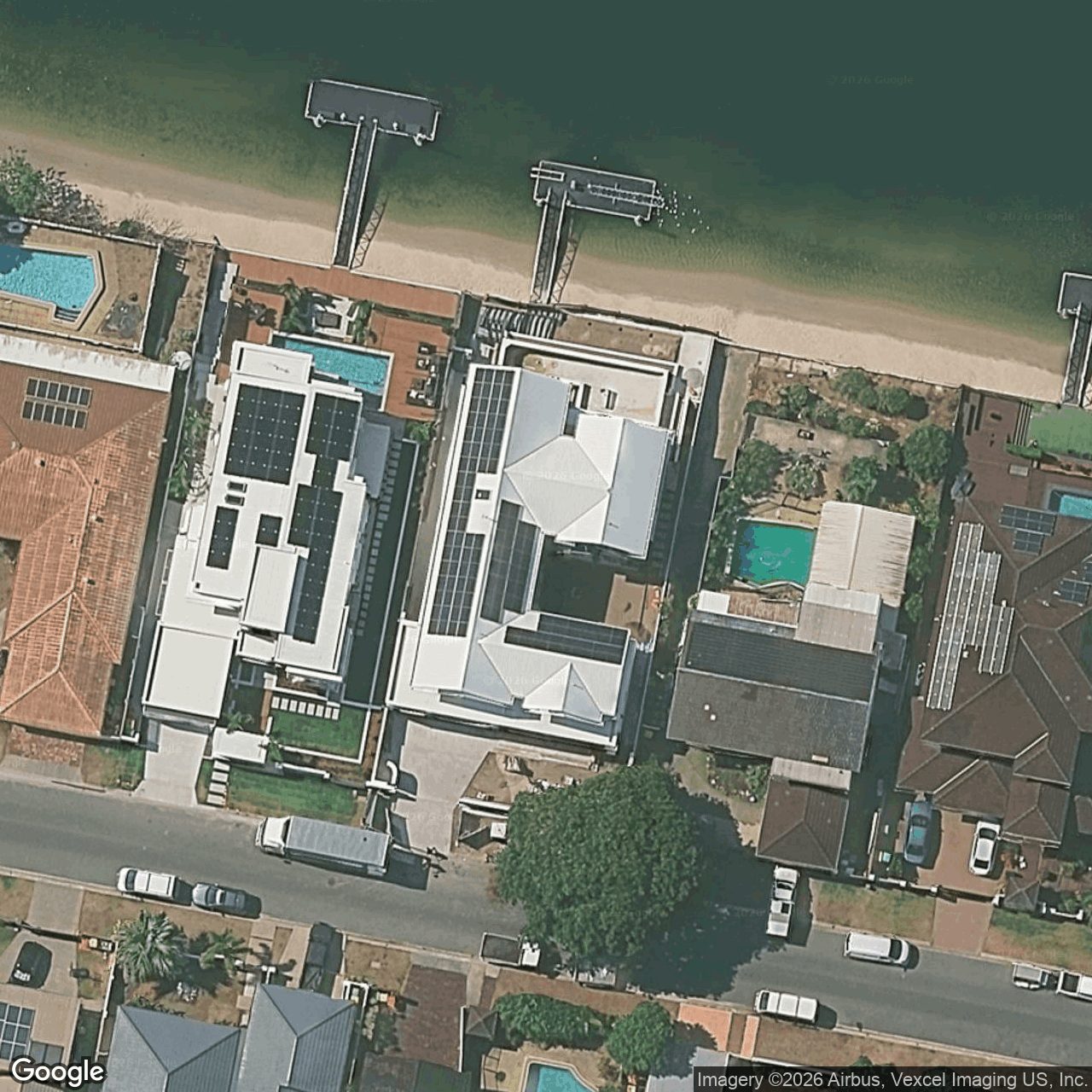 Aerial view of 22 Sundowner Court, Mermaid Waters QLD 4218