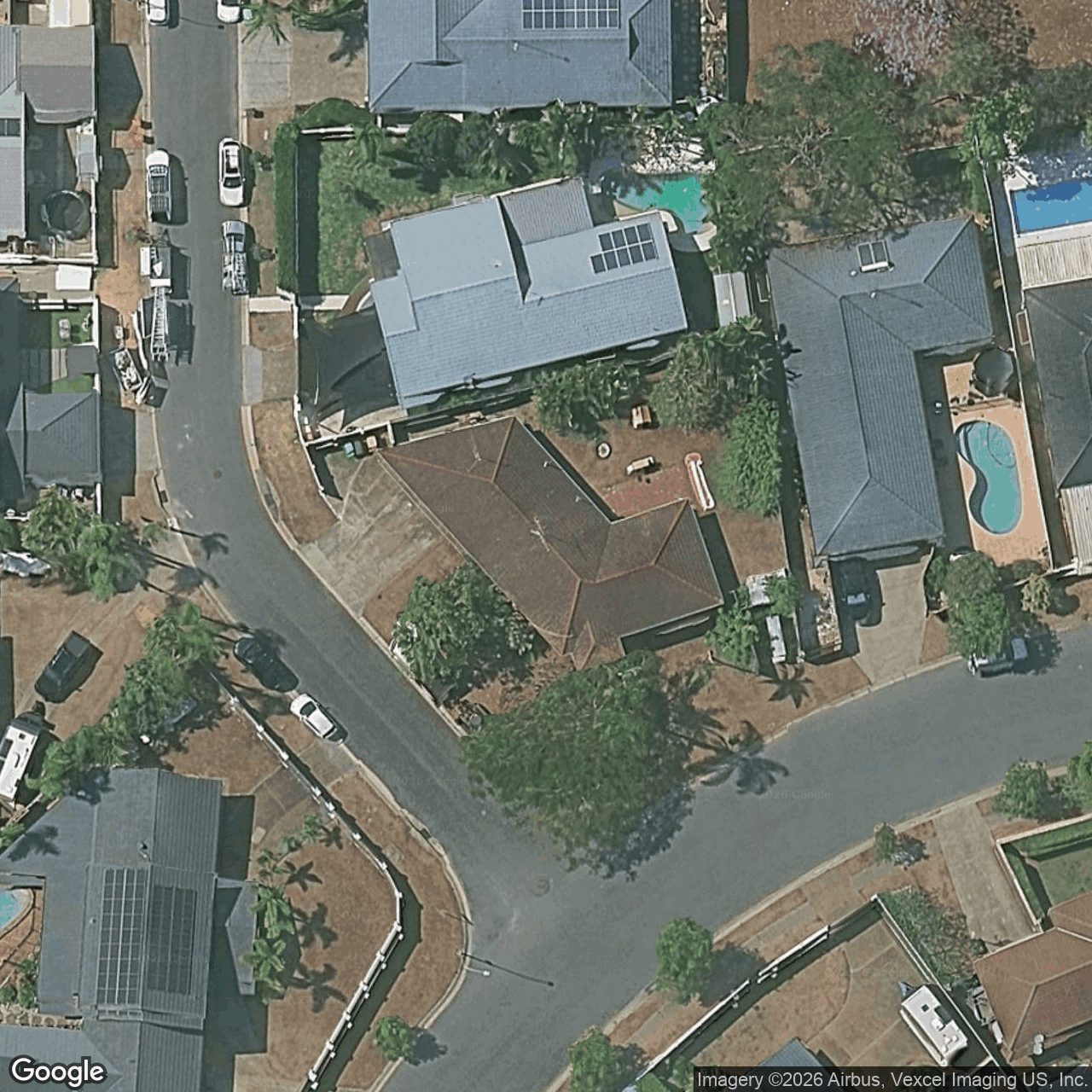 Aerial view of 54 Arcadia Drive, Mermaid Waters QLD 4218