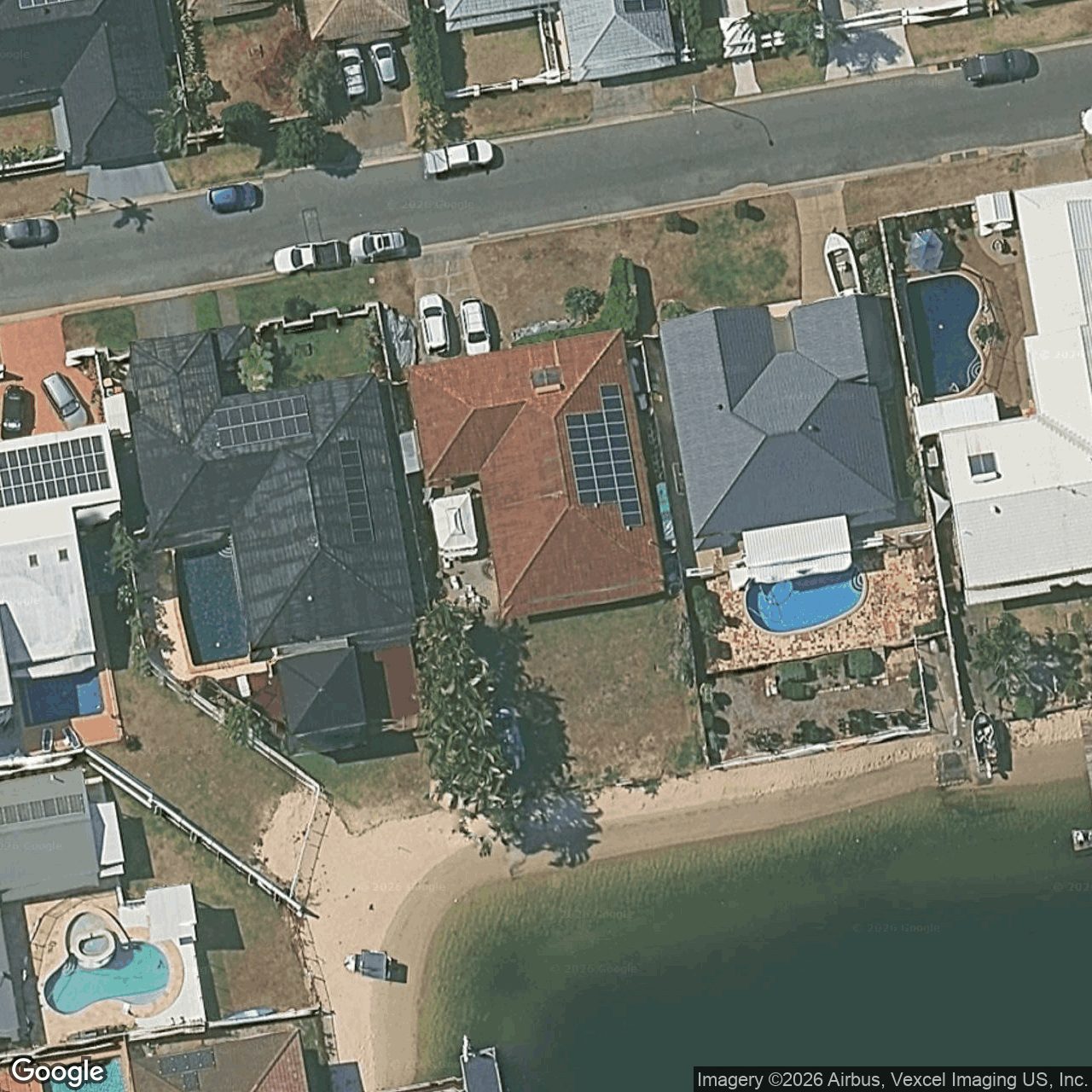 Aerial view of 5 Weatherly Avenue, Mermaid Waters QLD 4218