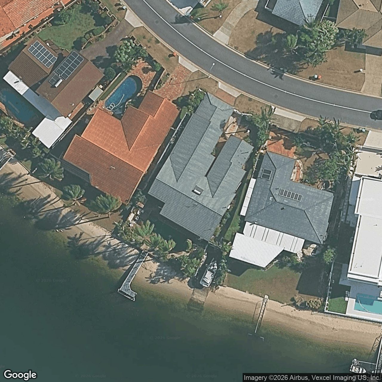 Aerial view of 66 Sovereign Drive, Mermaid Waters QLD 4218