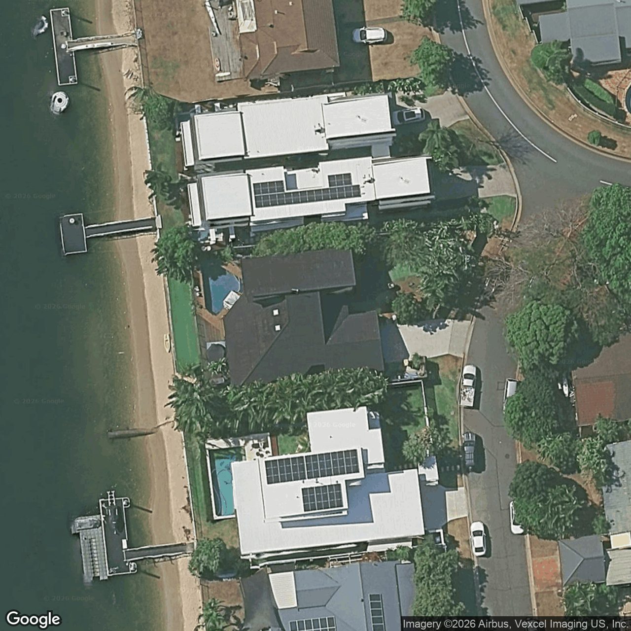 Aerial view of 1 Quest Court, Mermaid Waters QLD 4218