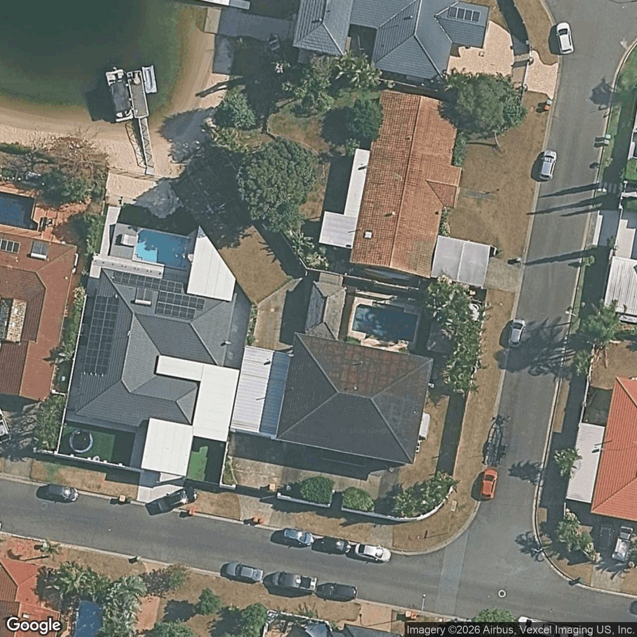 Aerial view of 10 Cadence Avenue, Mermaid Waters QLD 4218