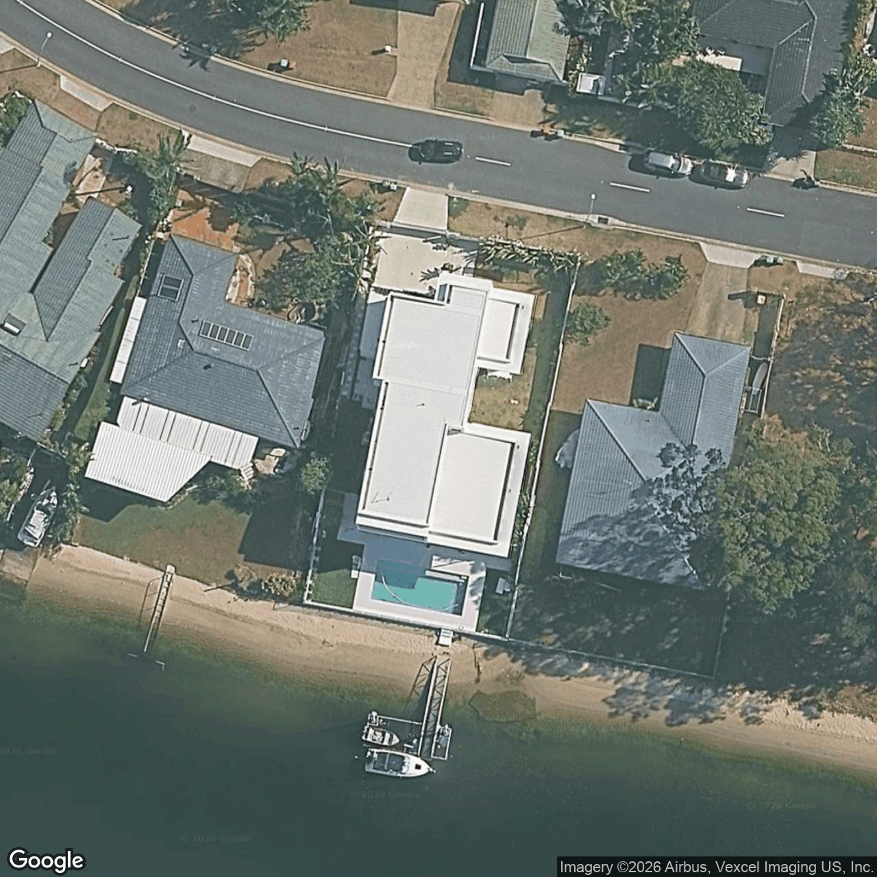 Aerial view of 62 Sovereign Drive, Mermaid Waters QLD 4218