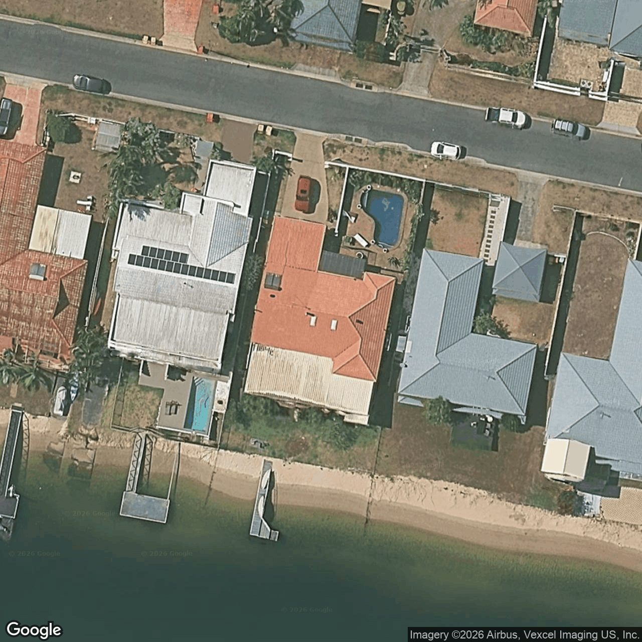 Aerial view of 23 Weatherly Avenue, Mermaid Waters QLD 4218