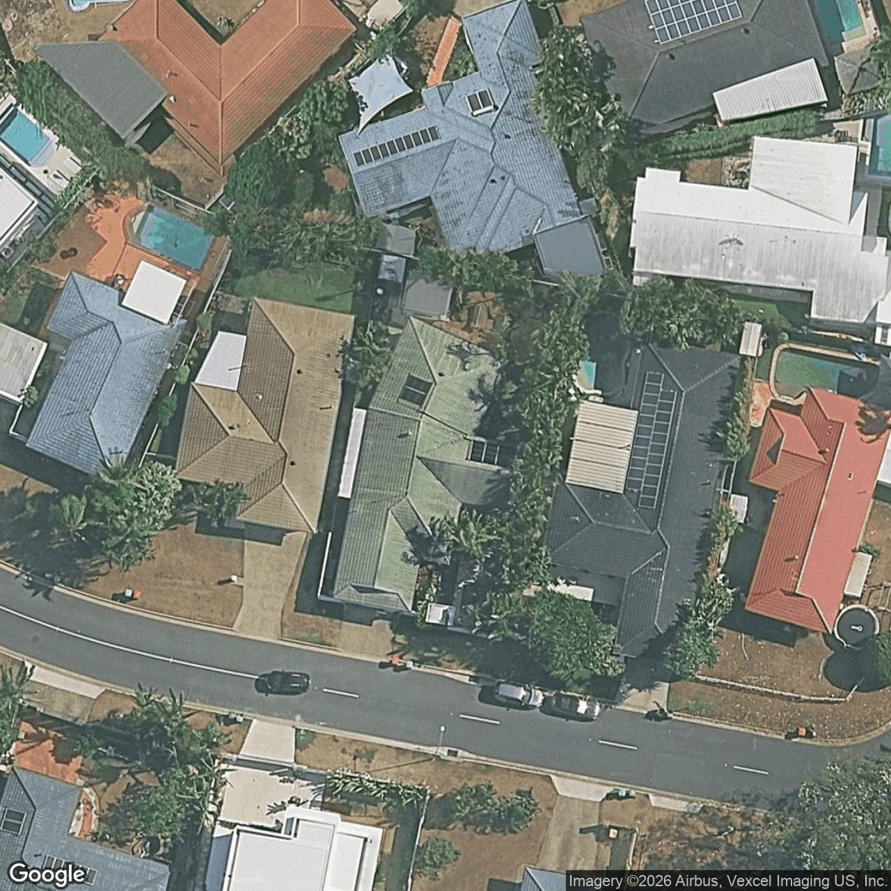 Aerial view of 63 Sovereign Drive, Mermaid Waters QLD 4218