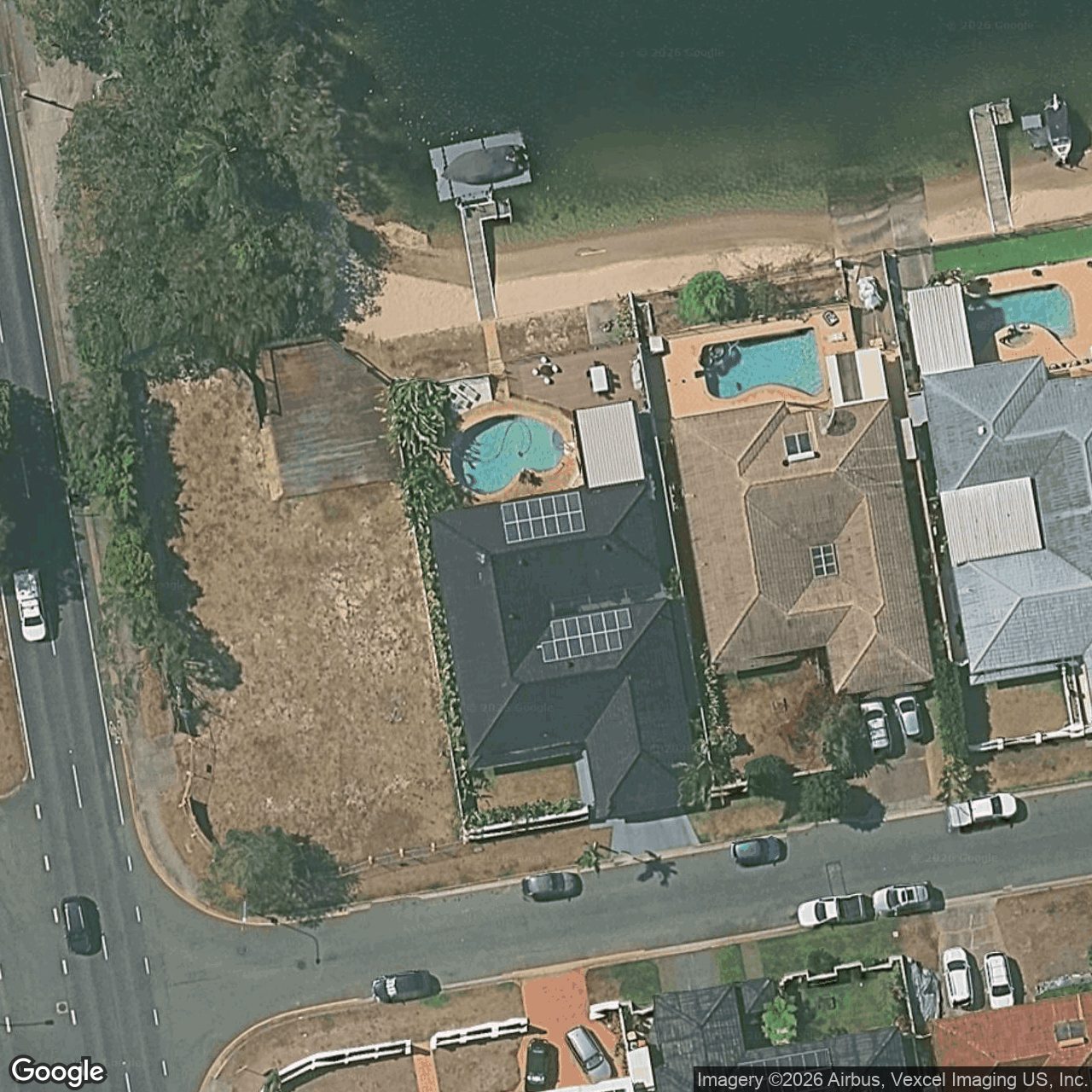 Aerial view of 4 Weatherly Avenue, Mermaid Waters QLD 4218