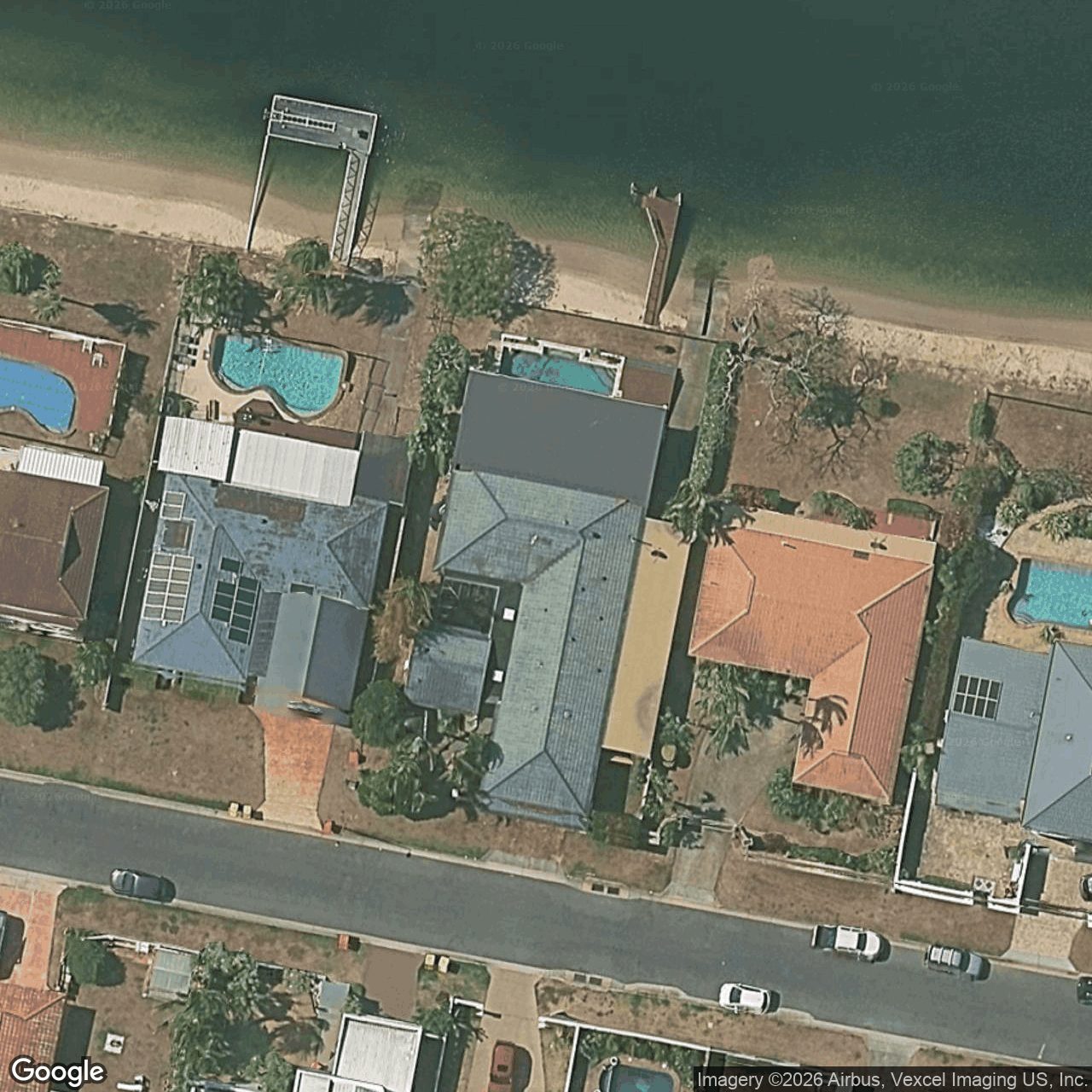Aerial view of 26 Weatherly Avenue, Mermaid Waters QLD 4218