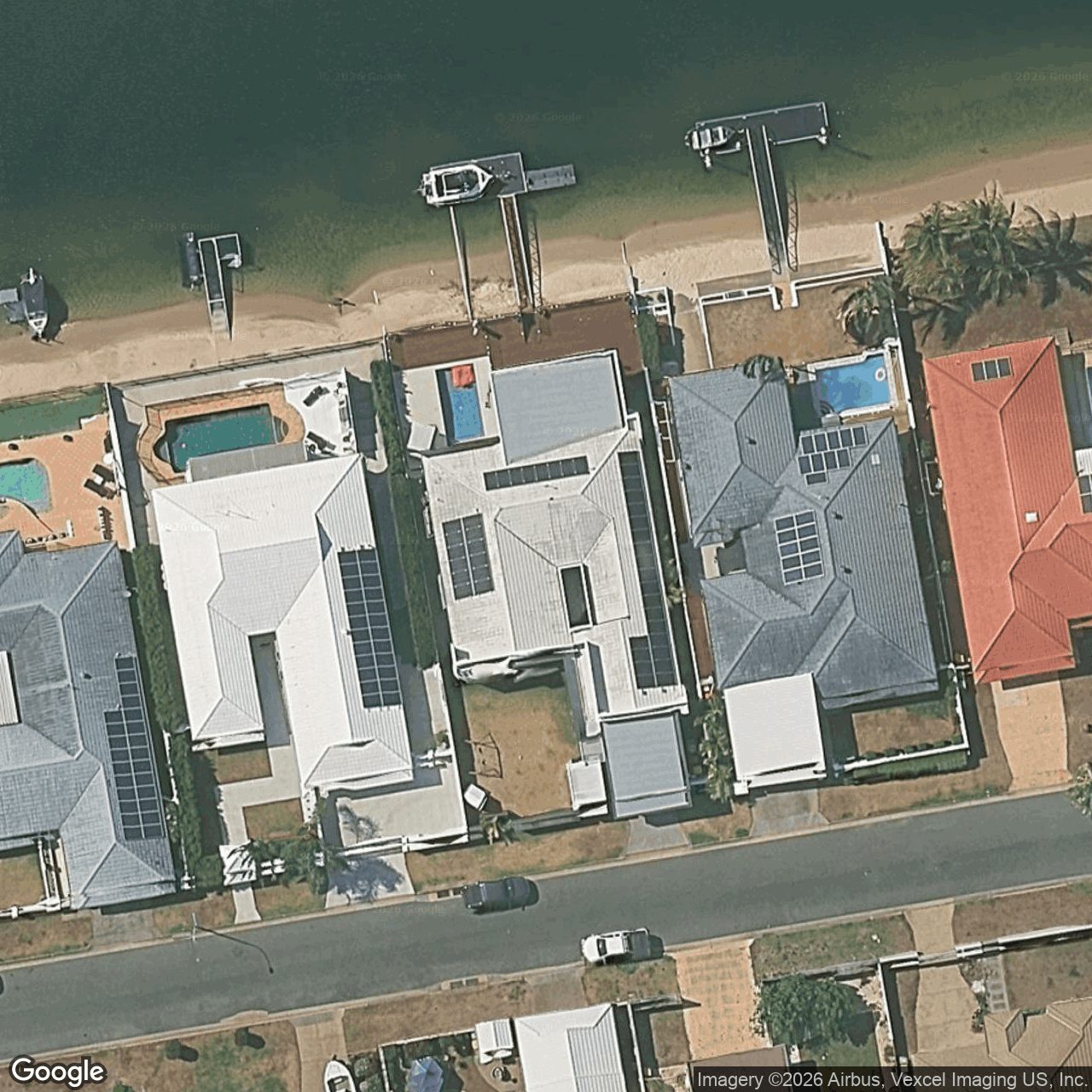 Aerial view of 12 Weatherly Avenue, Mermaid Waters QLD 4218