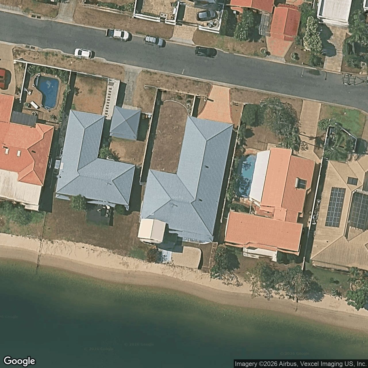 Aerial view of 27 Weatherly Avenue, Mermaid Waters QLD 4218