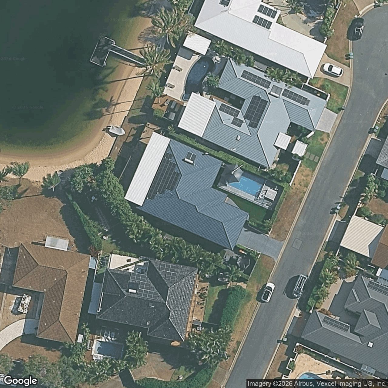 Aerial view of 22 Cadence Avenue, Mermaid Waters QLD 4218